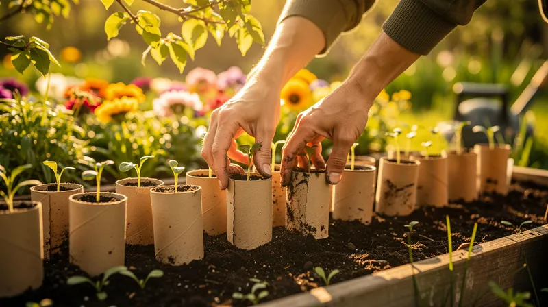 Jardin : comment les rouleaux de papier toilette protègent vos semis au printemps