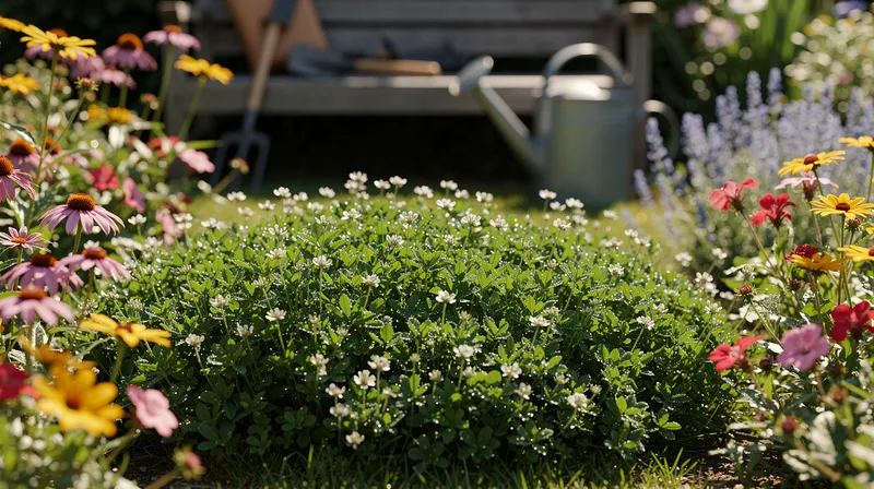 Trèfle nain : pourquoi ce couvre-sol tendance remplace la pelouse traditionnelle
